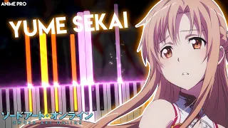 Yume Sekai - Sword Art Online ED 1 | Haruka Tomatsu (piano)