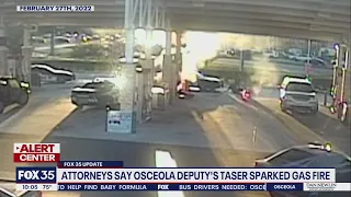 Attorneys say Osceola deputy's Taser sparked gas fire