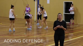 NETBALL DRILL: KELSEY BROWNE'S SPLIT AND HIT