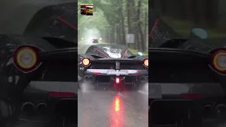 $3.0M Ferrari LaFerrari Aperta POWERSLIDE In The RAIN!