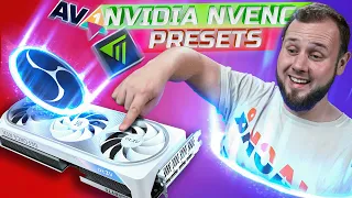 NVIDIA RTX4000: NVENC Presets, Stream-QUALITÄT und BROADCAST