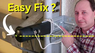 Fix Garage Door Sensor Lights - Light Flashing