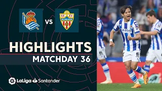 Highlights Real Sociedad vs UD Almería (1-0)