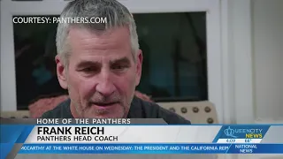 New Panthers coach talks Tuesday