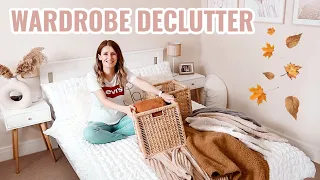 HUGE WARDROBE DECLUTTER AND ORGANISATION AUTUMN 🍂 MINIMALIST KONMARI CLOSET CLEAROUT 2022 UK