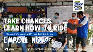 Learn How to Ride  a Motorcycle at Mel Aquino's Yamaha Off-road Training Camp