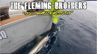 BLACK MARLIN CAUGHT OFF THE GOLD COAST! FISHING SOLO!