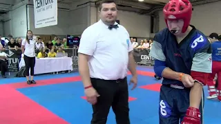 Fin Heesom v Dominik Meyer Hungarian Kickboxing World Cup 2023