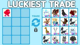 100 LUCKIEST ADOPT ME TRADES!