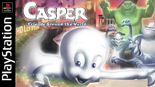 Casper Friends Around The World 100% Full Game | Longplay Ps1