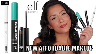 *new* e.l.f COSMETICS INSTANT LIFT BROW PENCIL, H2O EYELINER & LASH XTNDR MASCARA + WEAR TEST | MJ