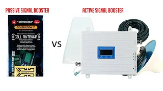 Passive VS Active Signal Booster | 2G 3G 4G Tri-Band Signal Repeater | Setup Guide & Comparison