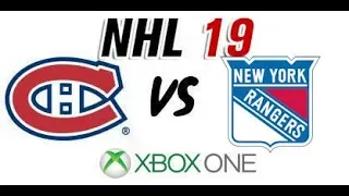 NHL 19 - Montreal Canadiens vs. New York Rangers - Xbox One