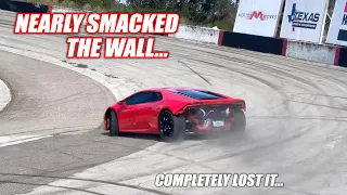 I Nearly Wrecked a Twin Turbo Lambo at the Freedom Factory... (Safety Eye Opener with Cleet)