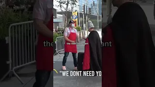 This Billionaire dressed up as a homeless man! #shorts #experiment  #billionaire #prank