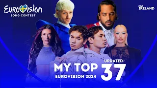 Eurovision 2024 | My Top 37 + Comments | Updated!