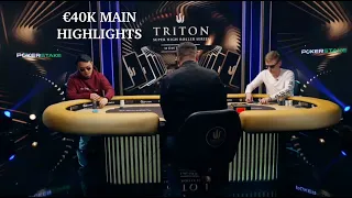 Triton Poker Series Montenegro 2024 Event 5 40K NLH 7 Handed MYSTERY BOUNTY Day 2 | Part 12