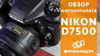 Зеркальный фотоаппарат Nikon D7500 обзор от Фотосклад.ру