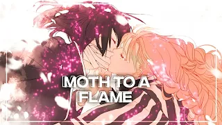 [ MOTH TO FLAME ]  Mitsuri X Obanai 🤘❤️⠀Capcut⠀ ⠀ ⠀⠀ ⠀ ⠀ ⠀⠀  ⠀