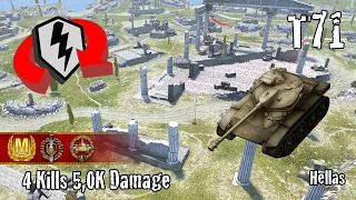 T71  |  4 Kills 5,0K Damage  |  WoT Blitz Replays