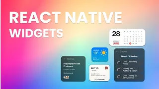 How to create React Native App Android Widgets