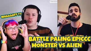 MERINDING GUAAA !! MONSTER VS ALIEN KACAUUU DAH DLOW SAMA ZEKKA BEATBOXNYA !! - SansReaction