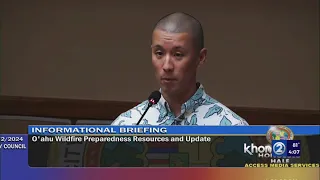 City Council updates Oahu's wildfire risk and preparedness