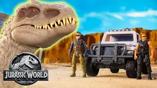 Dino Trackers To the Rescue 💥🦖 + More Jurassic World Adventures! | Mattel Action!