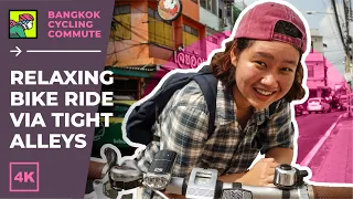 【4K】What Cycle-Commute Through Bangkok's Hidden Shortcuts Looks Like