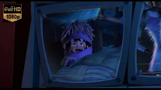 Monsters, Inc-Sully frightens Boo-it wasn't real-That's not her door-It's yours-Banished