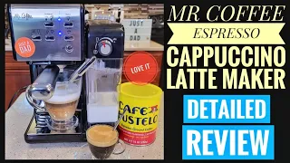 REVIEW Mr. Coffee One-Touch CoffeeHouse Espresso Cappuccino Latte Maker EM6701SS