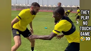 Benzema and Kante in Al Ittihad Training