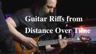 Petrucci Playing Guitar Riffs from "Distance over Time"