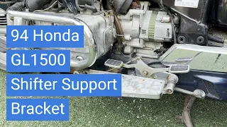 94 Honda GL1500 Goldwing  - Shifter Support Bracket Install