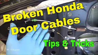 Broken Honda Door Handle Cables - Door Won't Open