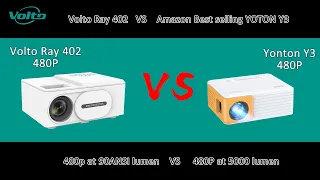 Ray 402 VS YOTON Y3 EU Amazon best selling  5000lm 150ansi