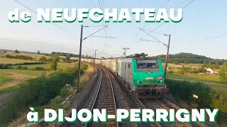 Cabride de Neufchâteau à Dijon sur la ligne 15 avec une autoroute ferroviaire