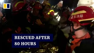 Turkey-Syria earthquake: Chinese rescue team saves woman trapped for 80 hours