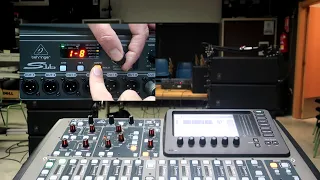 BEHRINGER S16 STAGEBOX - SPLITTER MODE - FOH AND MONITOR MIXERS - AES50 & ADAT DIGITAL AUDIO