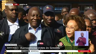 2024 Elections | This is a great day for democracy in South Africa: Ramaphosa