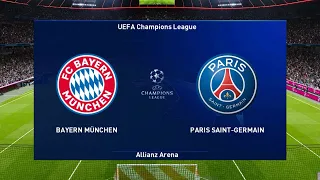 Bayern Munchen vs PSG | UEFA Champions League 2021 | PES 2021 Gameplay PC