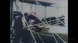 Edison Footage of the Wright Brothers' 1909 Flight in Color