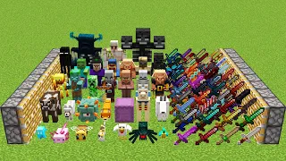 all mobs and X999 swords combined