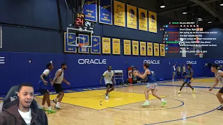 Reacting To Jesser I Tried Out for the Warriors NBA Team and This Happened…