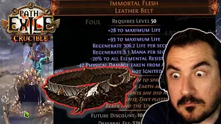 Kripp's first and second Special Ritual - Immortal Flesh [Ruthless SSF] Path of Exile Crucible