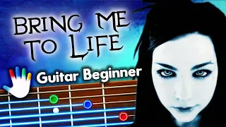 Bring Me to Life Guitar Lessons for Beginner Evanescence Tutorial | Backing Track Songs,Tabs