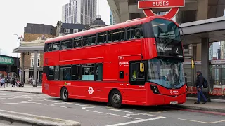 London's Buses at Vauxhall 4th July 2021