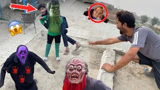 Hulk Man Apne Dost Ghost Ko Zoo Mein Le Aya😱Hum Per Attack Ker Dia😱