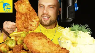 ASMR eating German cutlets 🐖 - GFASMR