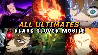 ALL CHARACTER ULTIMATE ANIMATION - BLACK CLOVER MOBILE